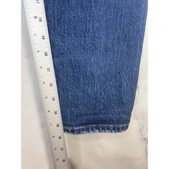 Levi's 501 Premium Original High Rise Button Fly Denim Jeans Womens 29 Retro - Picture 5 of 16